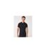 Unisex Adult Team Polo Shirt Black Finden & Hales-1