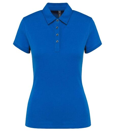 Polo jersey manches courtes - Femme - K263 - bleu roi