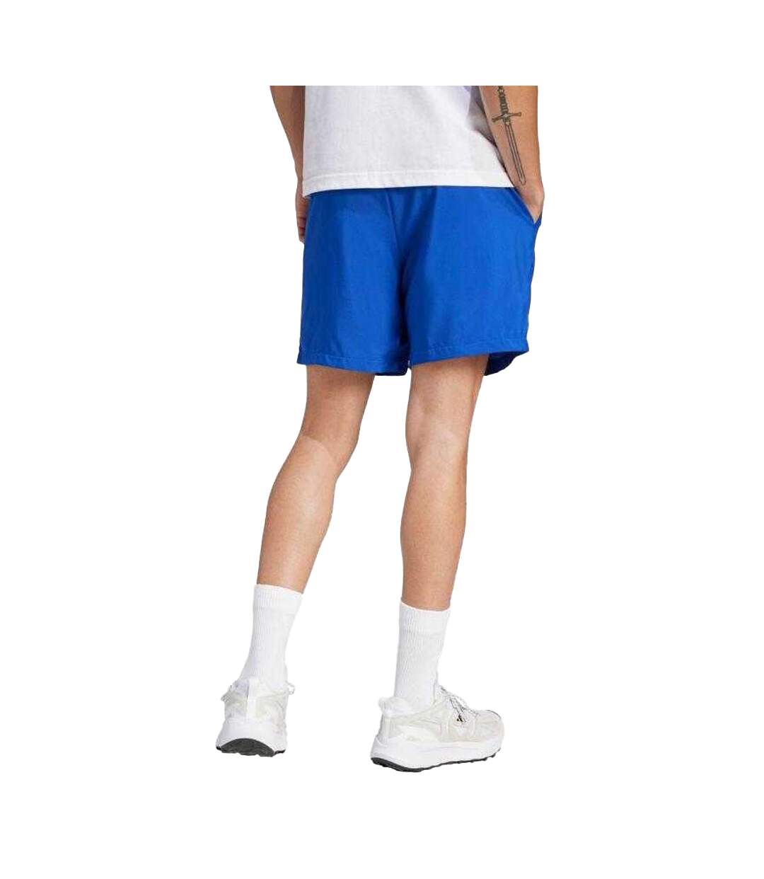 Short Style Petit Logo Essentials Homme Bleu Adidas-2