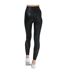 Womens/ladies cool coated leggings black Only-2