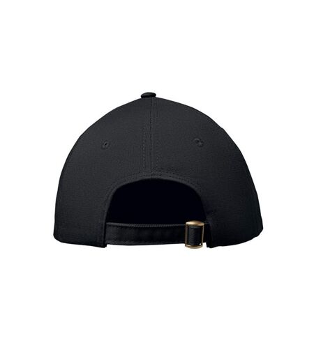 Bahamas Cotton 6 Panel Baseball Cap Black MidOcean