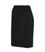 Jupe Droite Motif/style Uni Vilea Femme Noir Boss-3