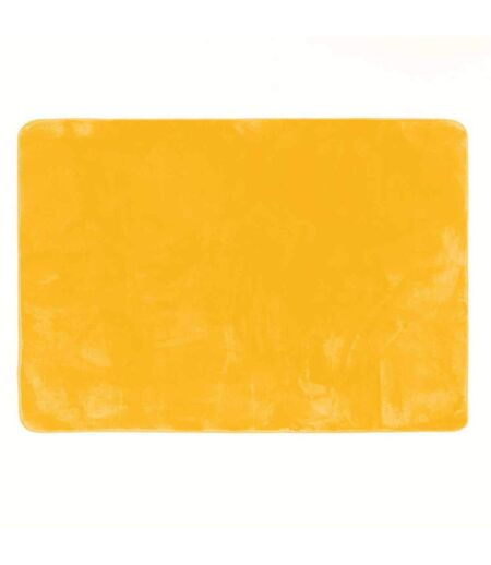 Tapis Uni en Flanelle Flanou 120x170cm Jaune