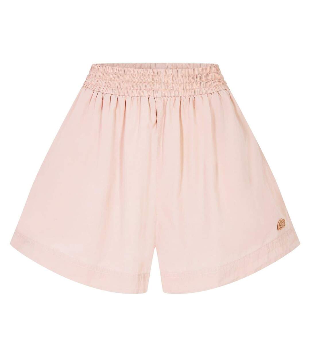 Womens/ladies Poplin Shorts Pink Lacoste-2
