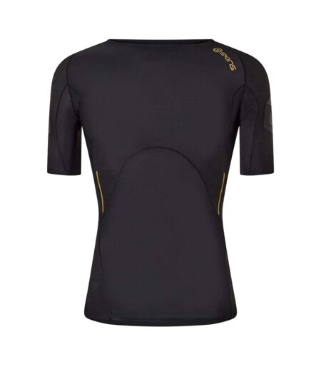 Mens A400 Performance Training Compression Shirt Black Skins