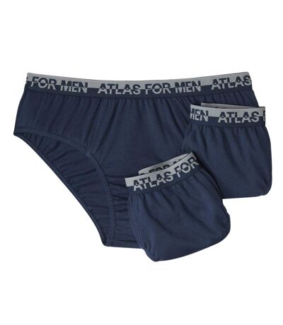 Pack of 3 Men's Navy Comfort Briefs