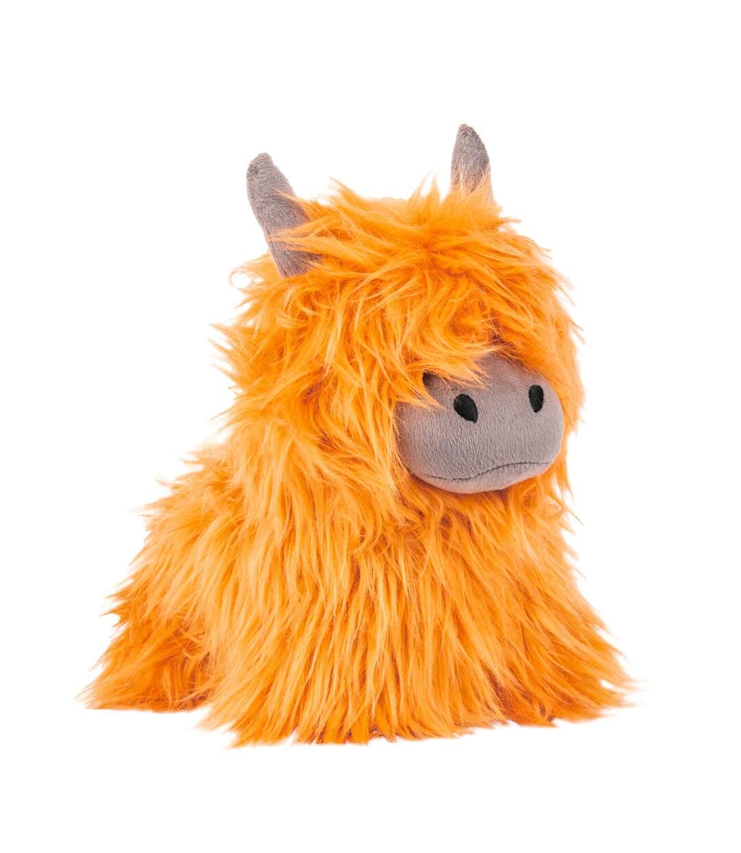 Highland cow doorstop 16cm x 23cm x 25cm orange Paoletti-1