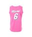 Miami Maillot de basket Rose Homme Sport Zone Miami 6 - L