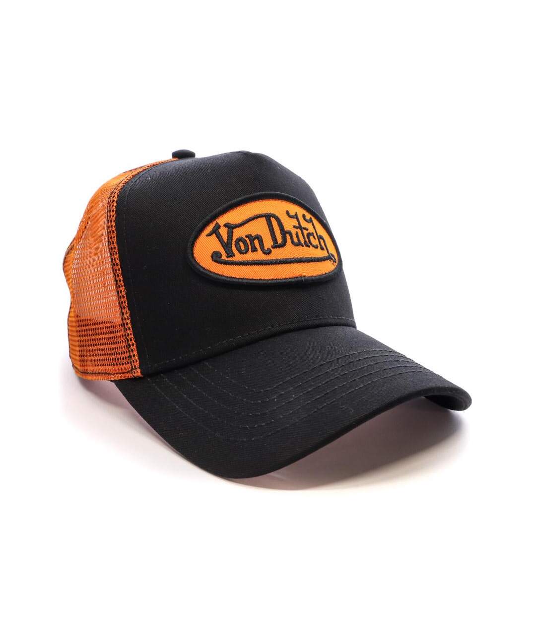 Casquette Noire/Orange Homme Von Dutch 925771 - Taille unique