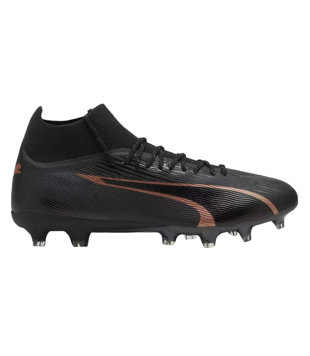 Chaussures De Foot Pour Terrain Ferme Ultra Pro Homme Noir Puma-1