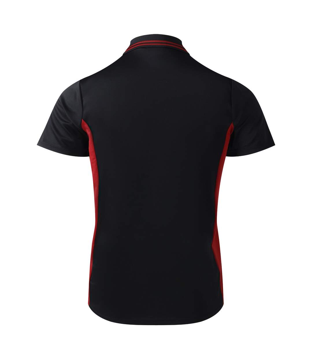 Mens pro training active polo shirt black/red dahlia Umbro-2