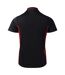 Mens pro training active polo shirt black/red dahlia Umbro-2