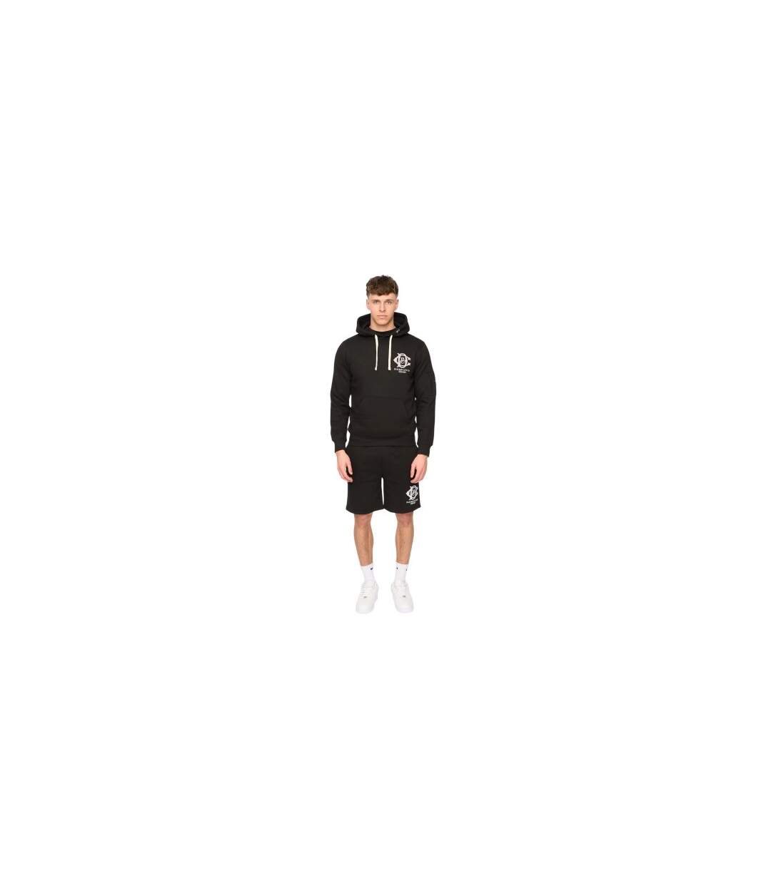 Mens Randolph Hoodie Noir Duck And Cover-1