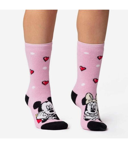 Heat Holders Lite - Femme Fantaisie Chaussette Disney Snoopy et Minnie Mouse
