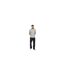 T-shirt Motif/style Rayé Homme Vert Turquoise Pâle Gris Brave Soul-1