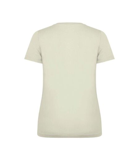 Womens/ladies T-shirt Pastel Yellow Slazenger
