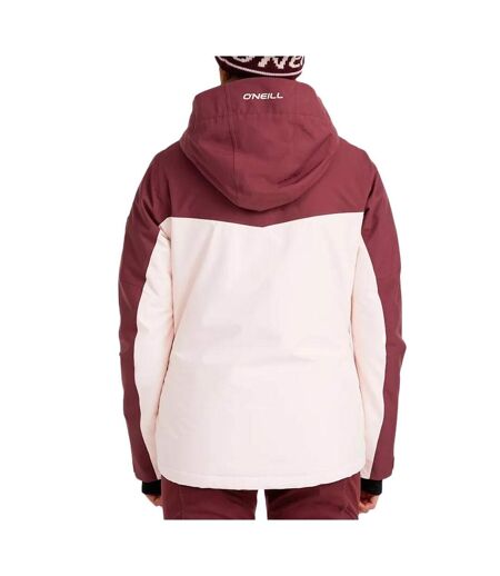 Manteaux bordeaux/rose femme o'neill aplite