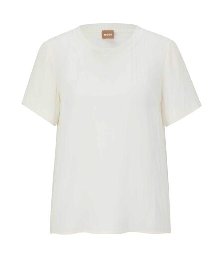 T-shirt Ilyeana Femme Blanc Boss