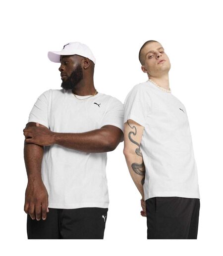 Mens Small Logo Regular T-shirt  White Puma