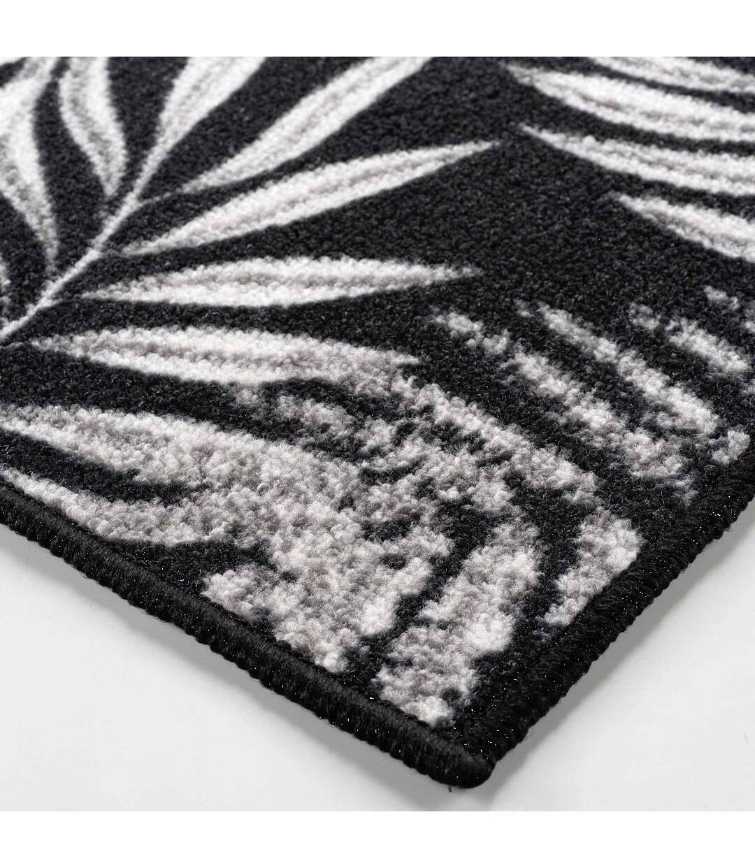 Tapis Imprimé Amber 50x80cm Noir-2