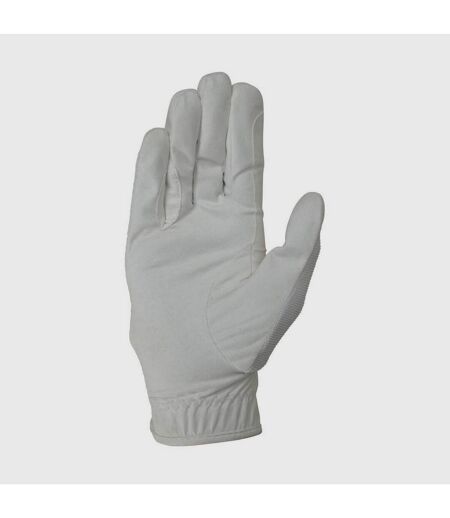 Hy5 Every Day Leather Riding Gloves (White)