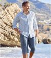 Caprihose Mittelmeer im Cargo-Stil Atlas For Men