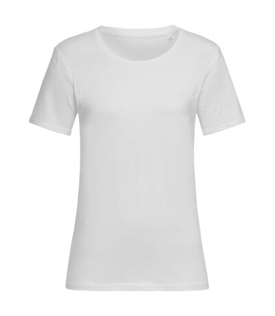 T-shirt stars femme blanc Stedman