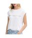 T-shirt blanc femme pepe jeans aurore - l-1