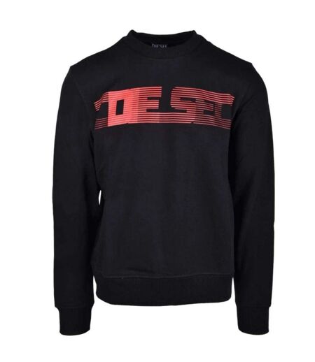Sweat Motif Rayé Adulte Noir Diesel