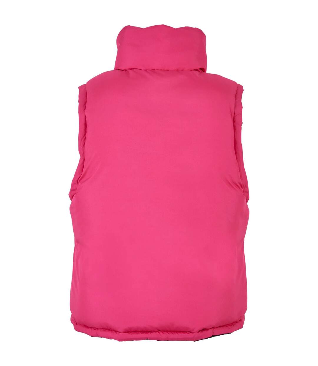 Doudoune Sans Manches Femme Noir Fuchsia Urban Classics-4