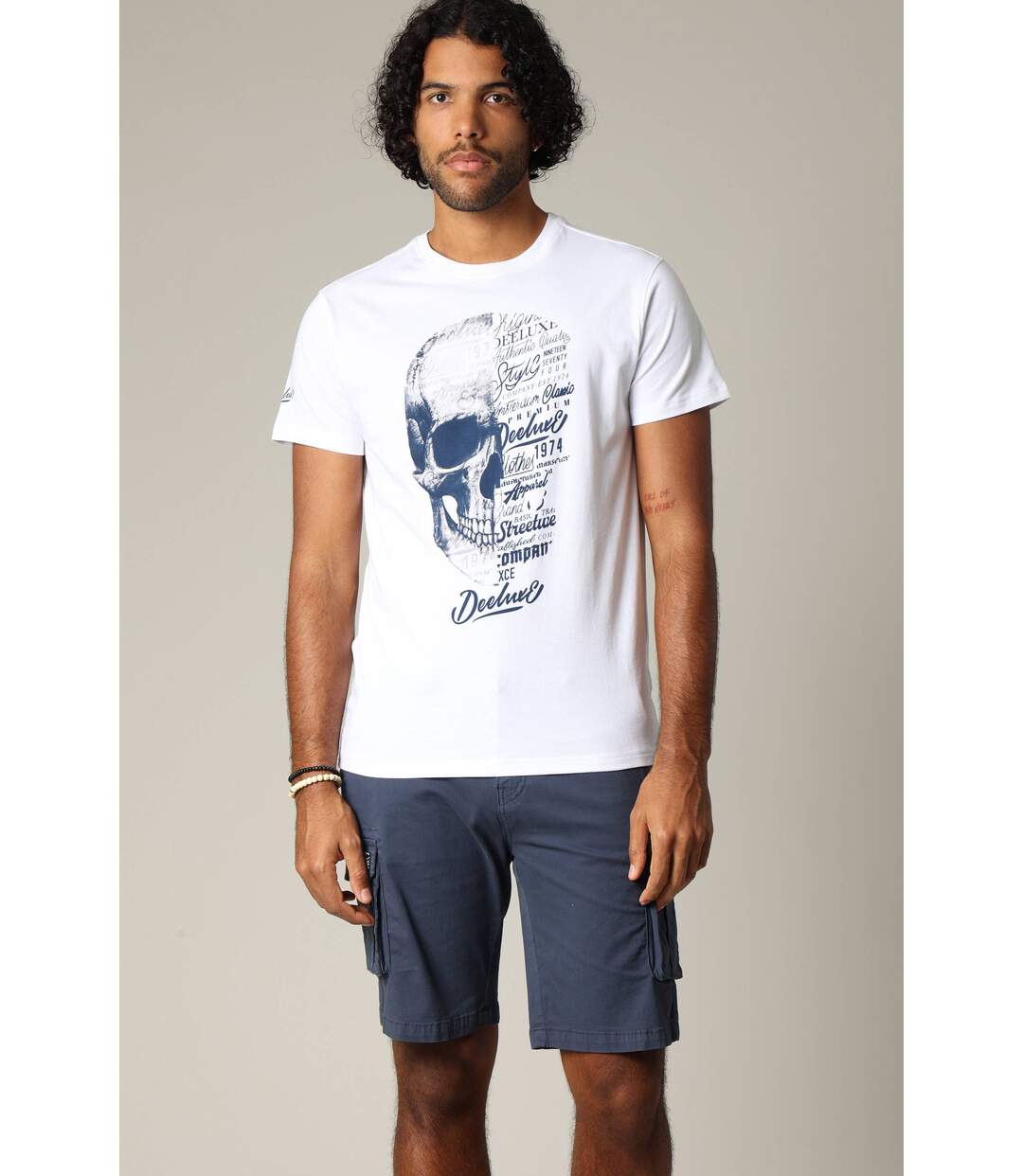 T-shirt en jersey de coton avec print et manches courtes VEGAS-2