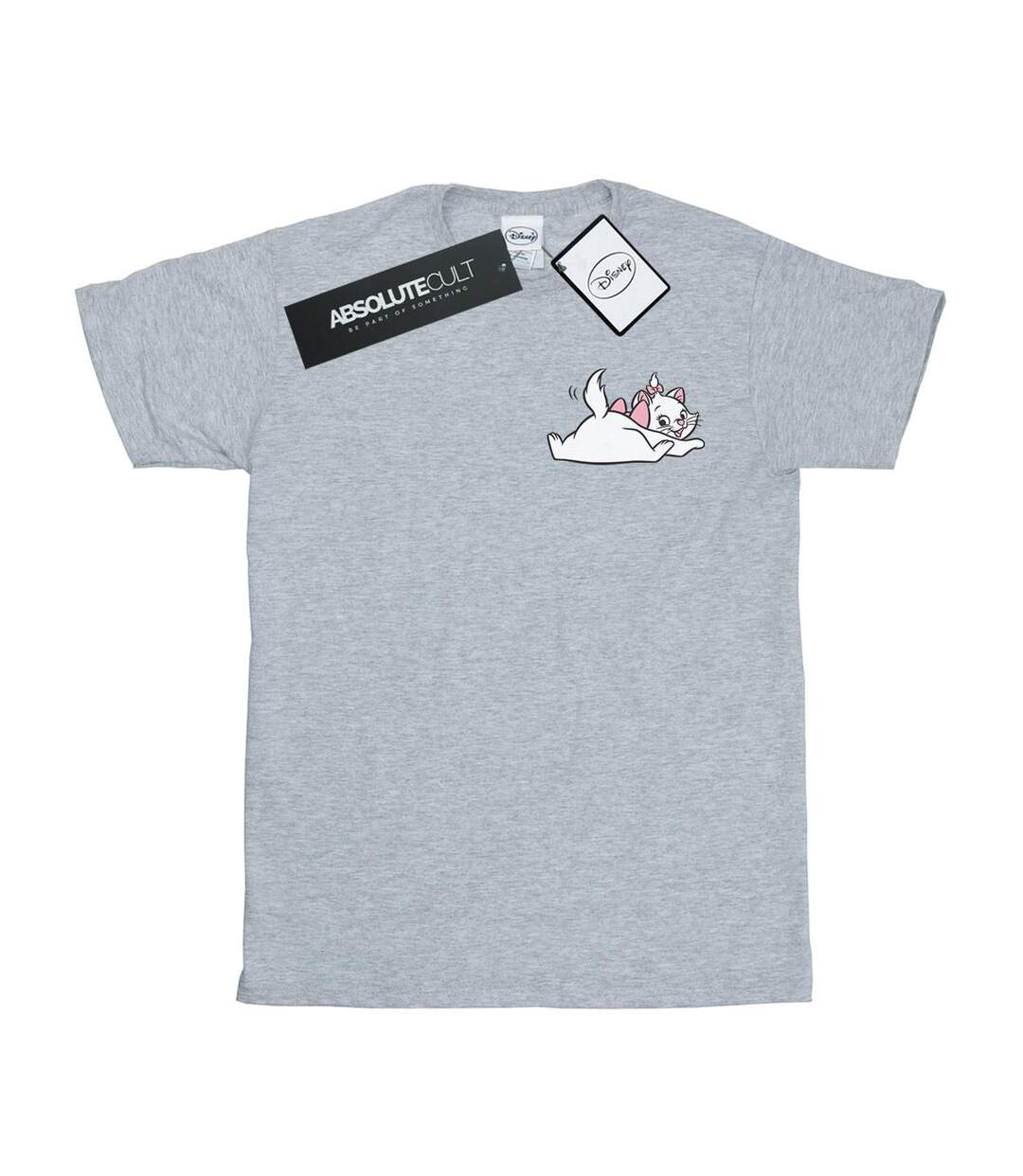 Disney - T-shirt ARISTOCATS MARIE SWEET BACKSIDE BREAST PRINT - Femme (Gris chiné) - UTBI17286-1
