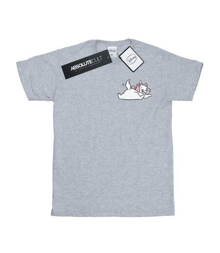 Disney - T-shirt ARISTOCATS MARIE SWEET BACKSIDE BREAST PRINT - Femme (Gris chiné) - UTBI17286