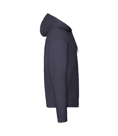 Veste À Capuche Premium Homme Bleu Marine Sombre Fruit Of The Loom