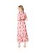 Robe mi-longue femme rose Dorothy Perkins