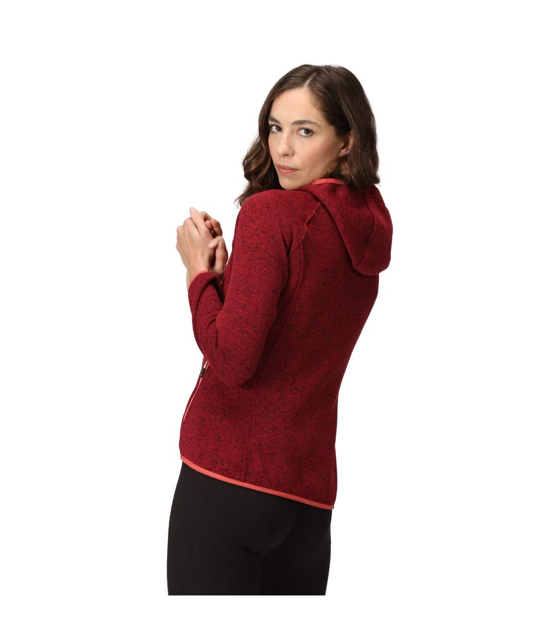 Veste polaire newhill femme rouge foncé Regatta-4