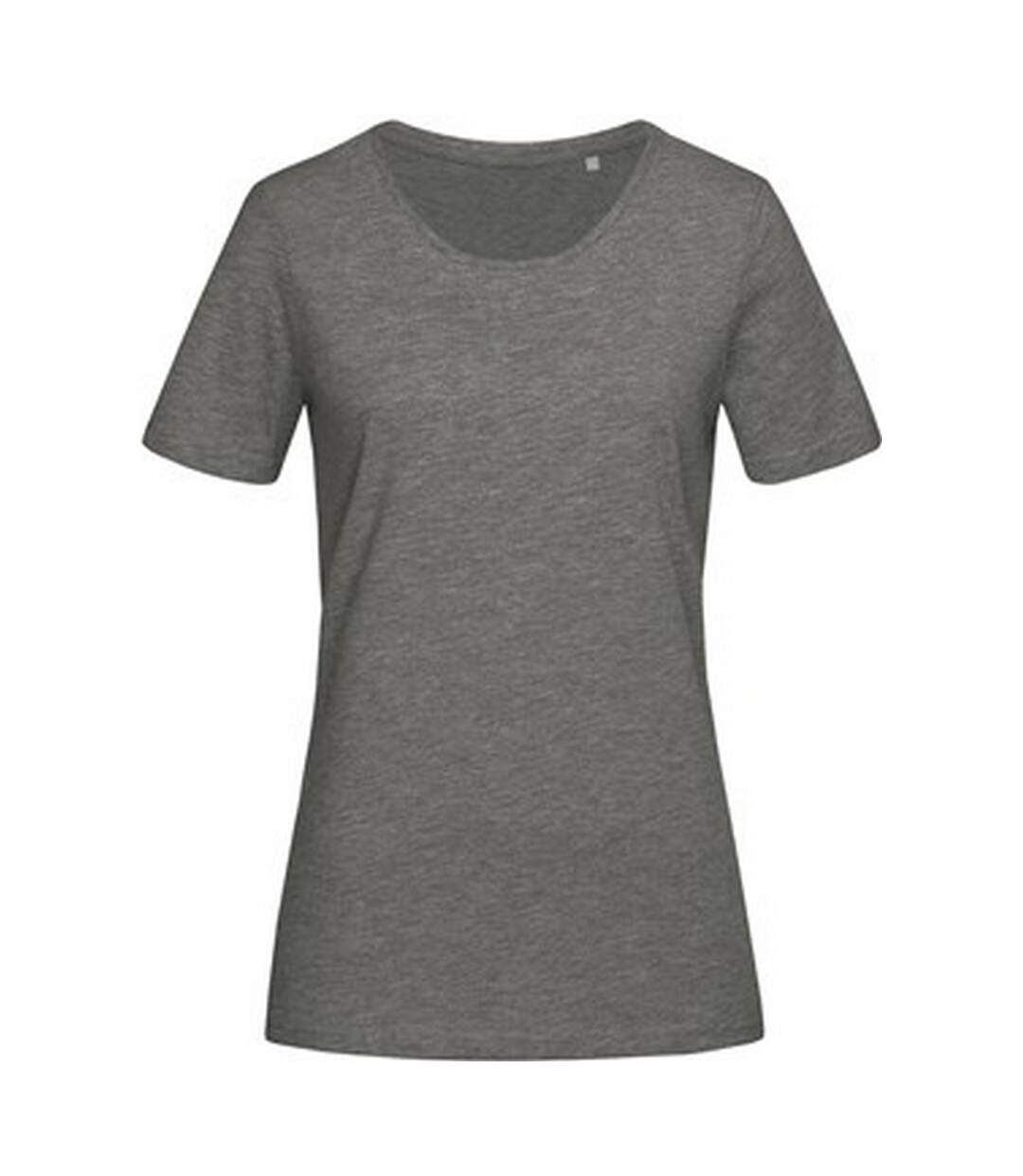 T-shirt lux femme gris foncé chiné Stedman