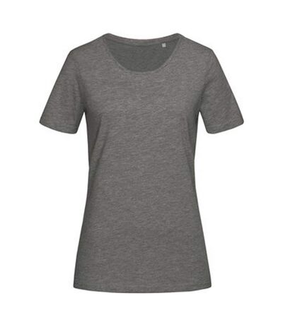 Stedman Womens/Ladies Lux T-Shirt (Dark Grey Heather)