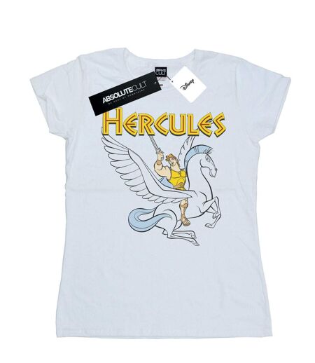 Disney - T-shirt HERCULES WITH PEGASUS - Femme (Blanc) - UTBI15822