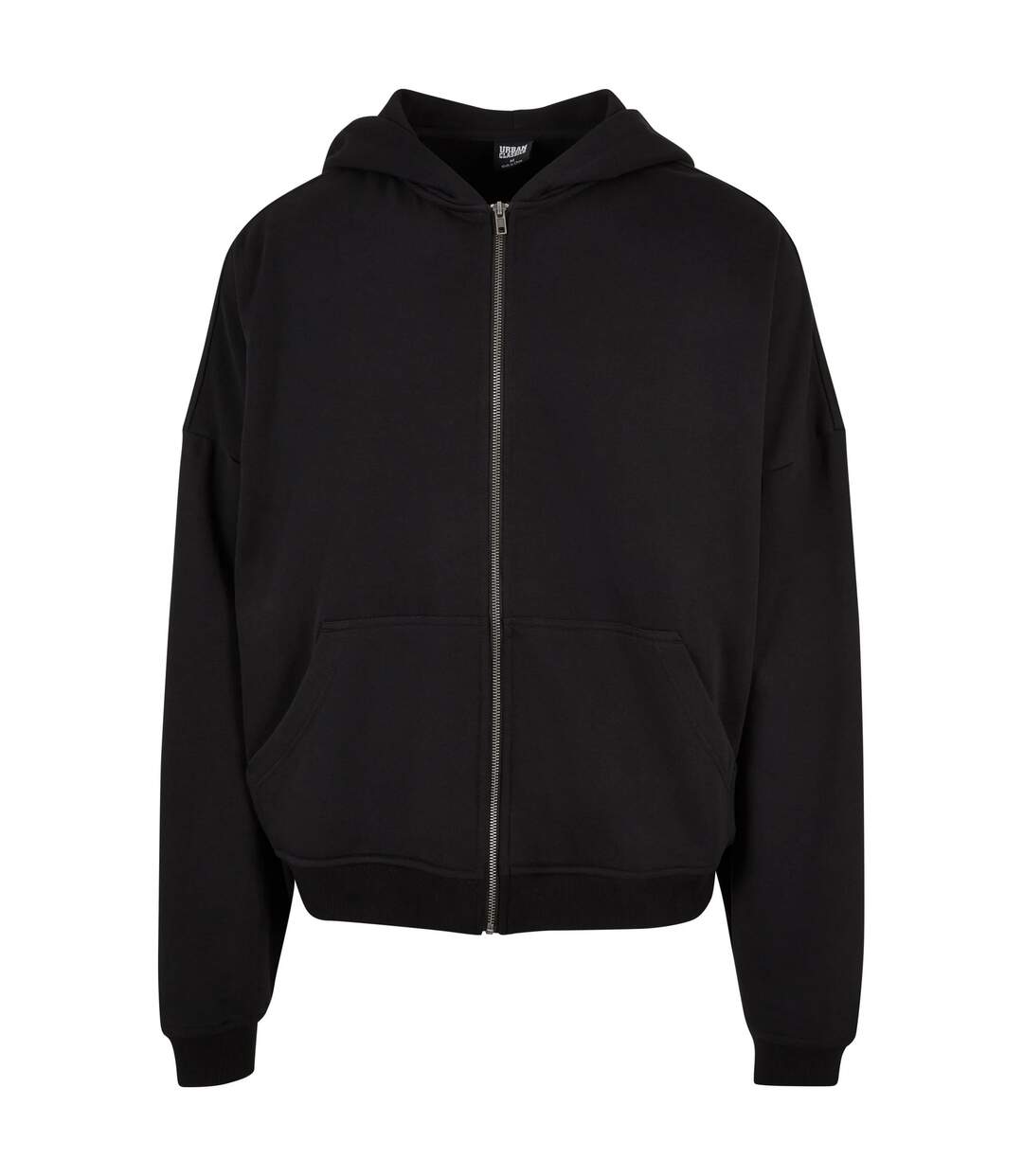 Mens 90´s Zipped Hooded Jacket Black Urban Classics-1