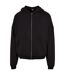 Mens 90´s Zipped Hooded Jacket Black Urban Classics-1
