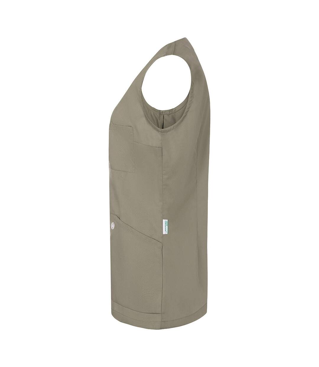 Womens/ladies Essential Sleeveless Work Tunic Sage Karlowsky-3
