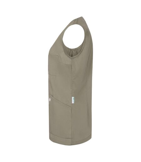 Womens/ladies Essential Sleeveless Work Tunic Sage Karlowsky