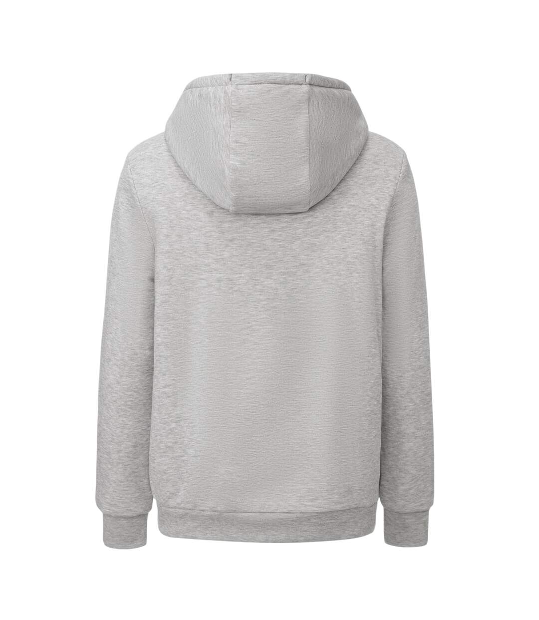 Mens Borg Lined Full Zip Hoodie Grey Marl Marl Slazenger-2