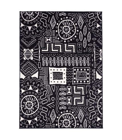 Tapis salon et chambre tissé motif ethnique AF1 MOTIF