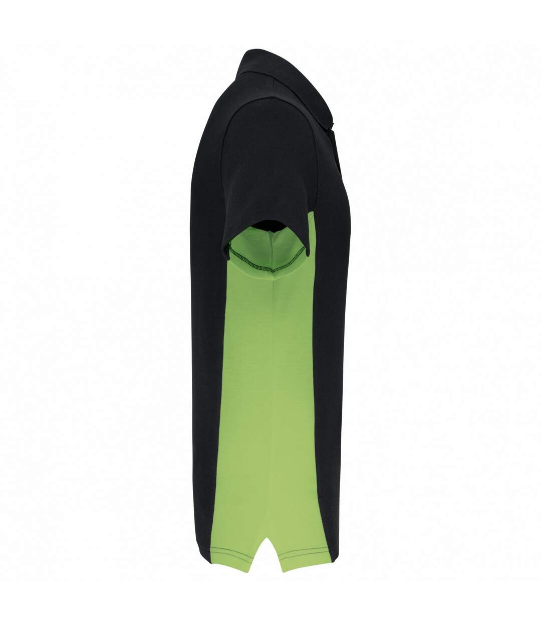 Polo homme noir / vert clair Kariban Kariban