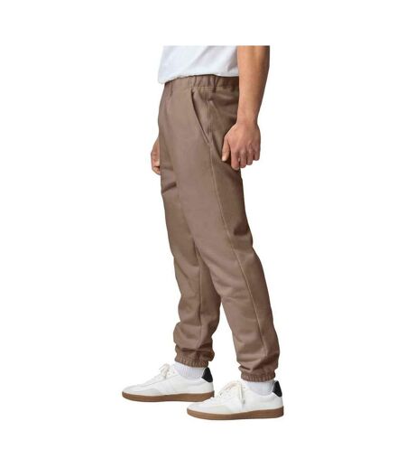 Mens softstyle midweight pocket sweatpants brown savana Gildan