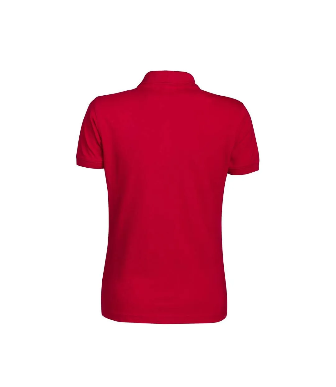 Womens/ladies Surf Pro Polo Shirt Red Printer-3