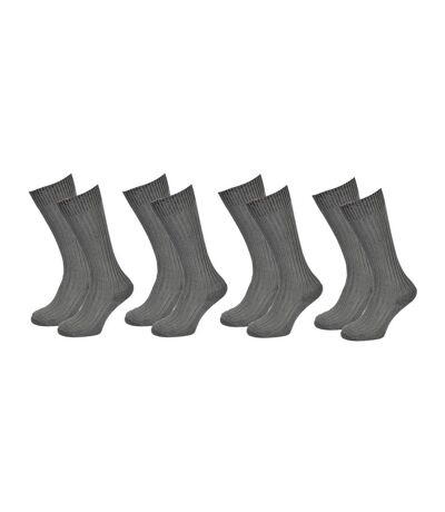 Chaussettes hautes homme Coton - Pack de 4