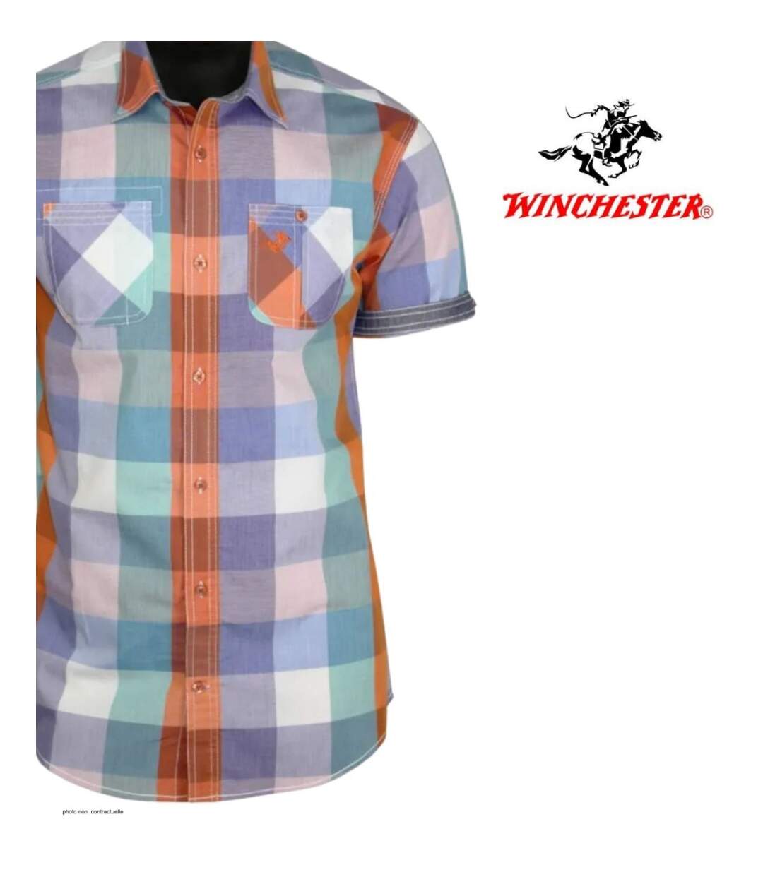 Chemisettes Manches Courtes WINCHESTER TAHITI2 : Le Look Estival Confortable et Soigné-4